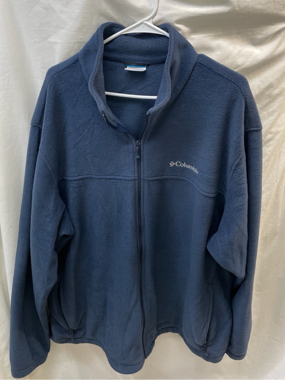 Columbia Men's Zip-Up Fleece Jacket in blue men sz 3x